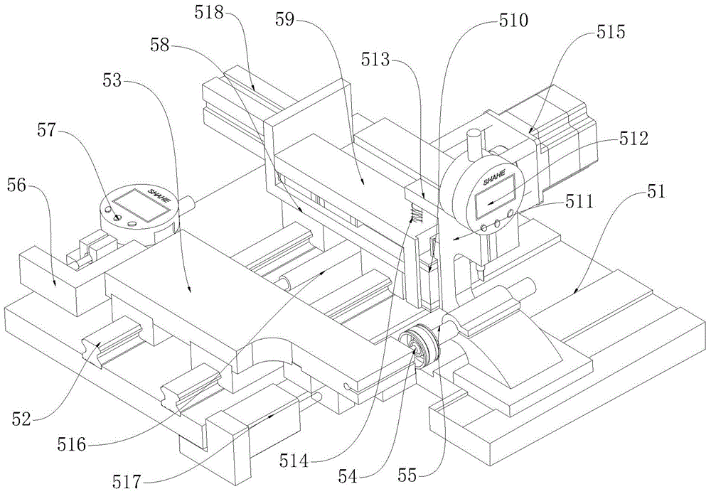 Piston automatic measurement storage device