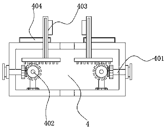 Adjustable cutting and punching device for nut machining