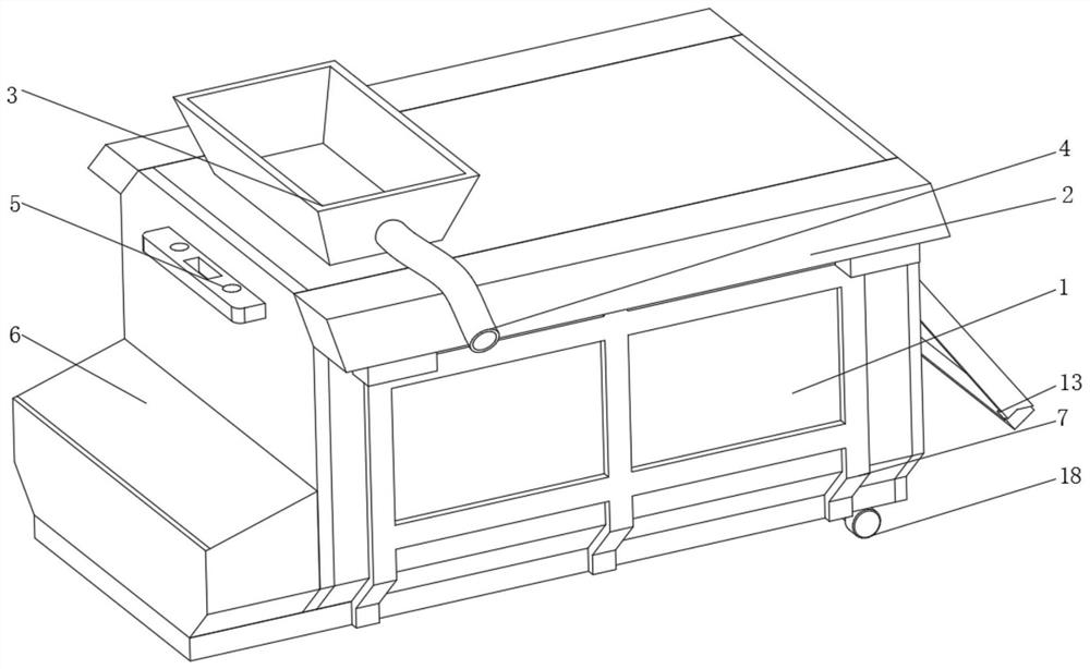 Intelligent landscape type buried garbage compression box