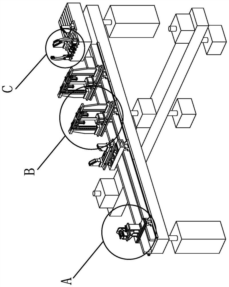 A limit mechanism for manufacturing solar water heater tanks