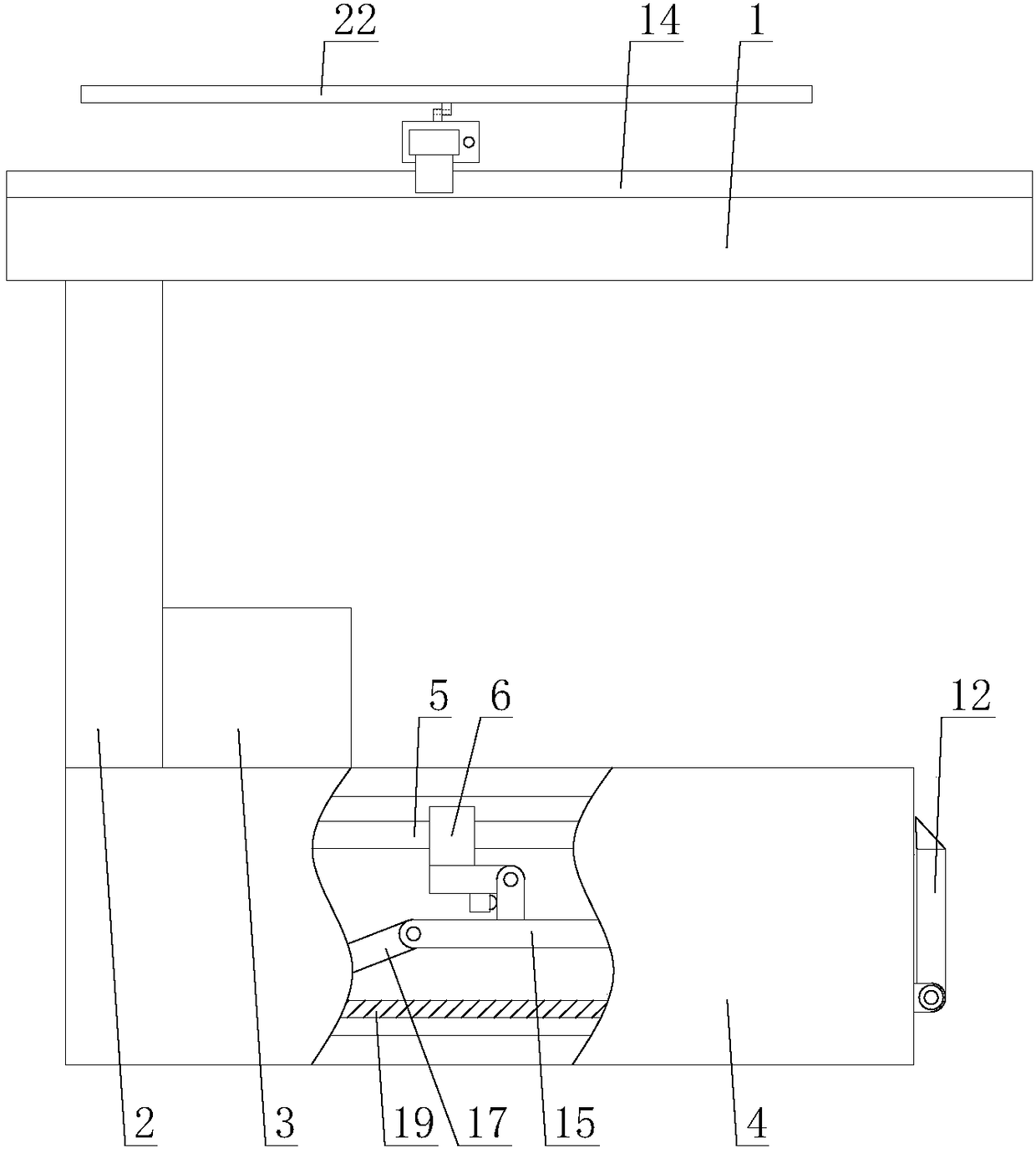 Energy-saving bus stop with splash preventing function