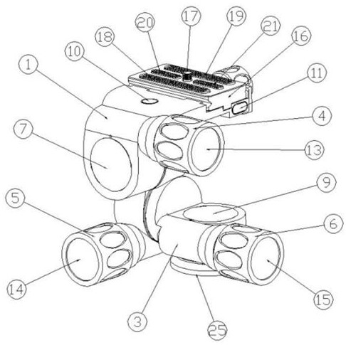 Antimagnetic 3D gear head