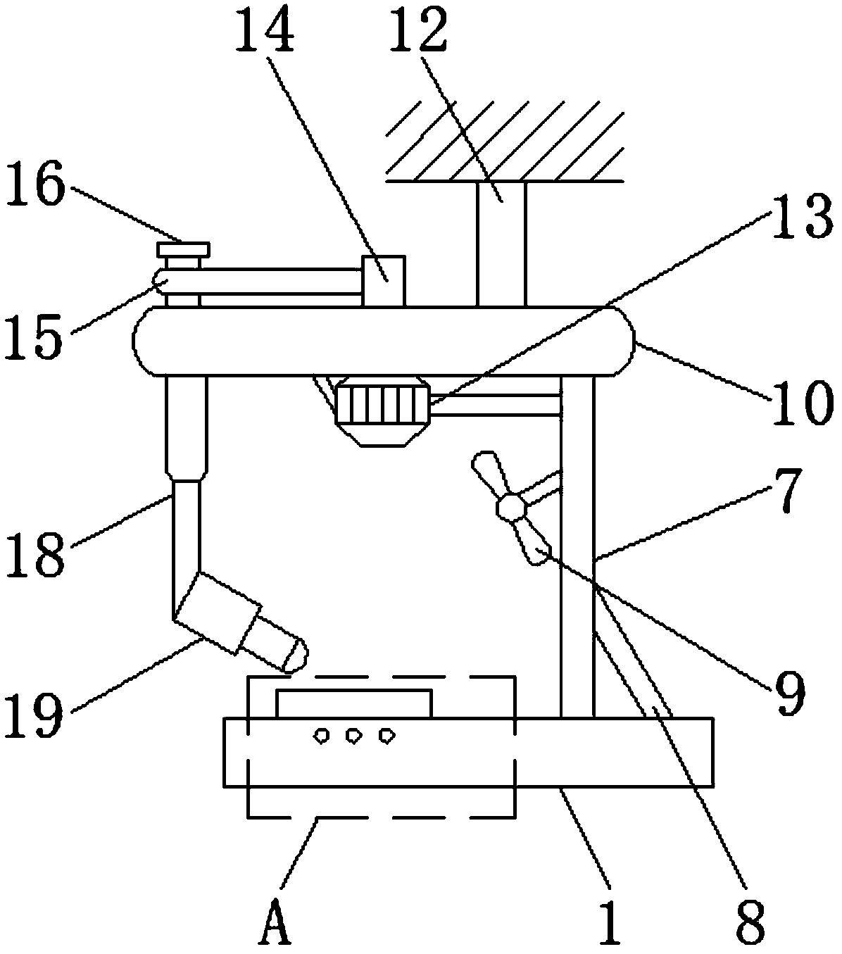 Base welding device for swivel chair