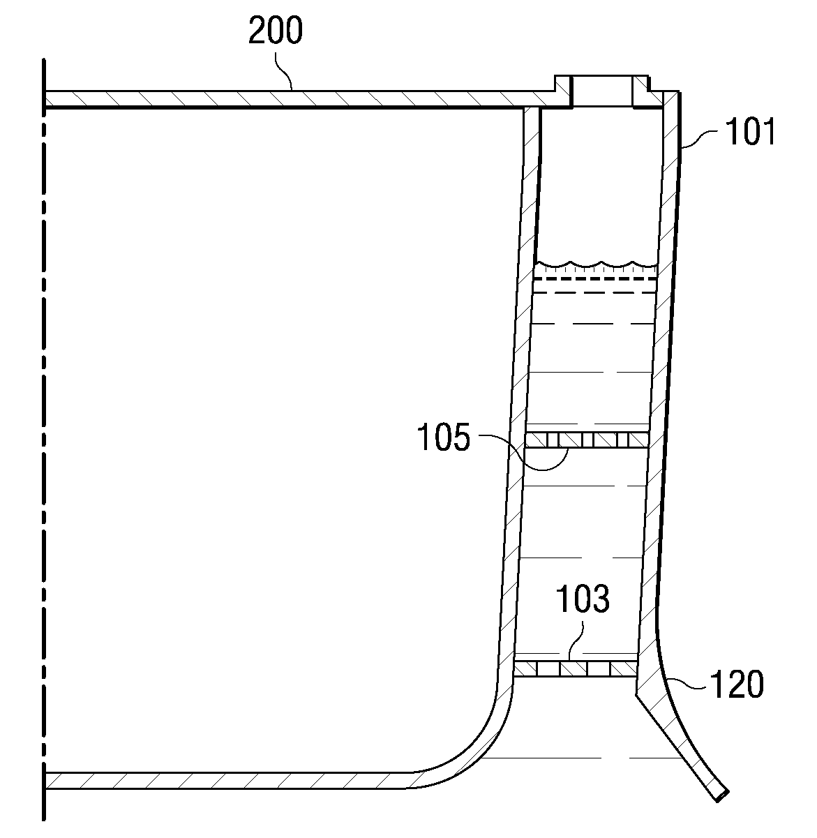 Roll Motion Damping Device for a Floating Body