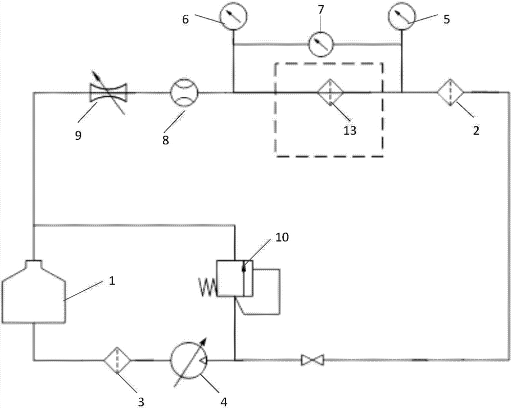 System and method for detecting changes of differential pressure of gas filter