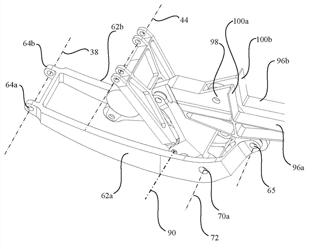 Aircraft flap mechanism having compact large fowler motion providing multiple cruise positions