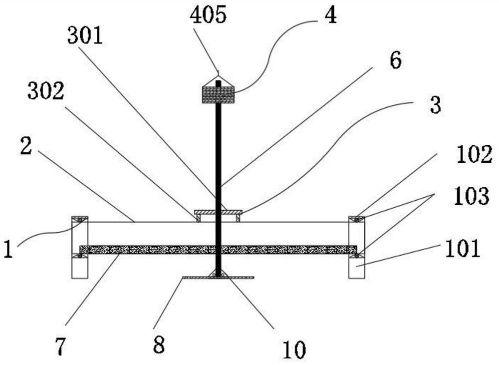 A long-span box beam dynamic bending ultimate strength test device