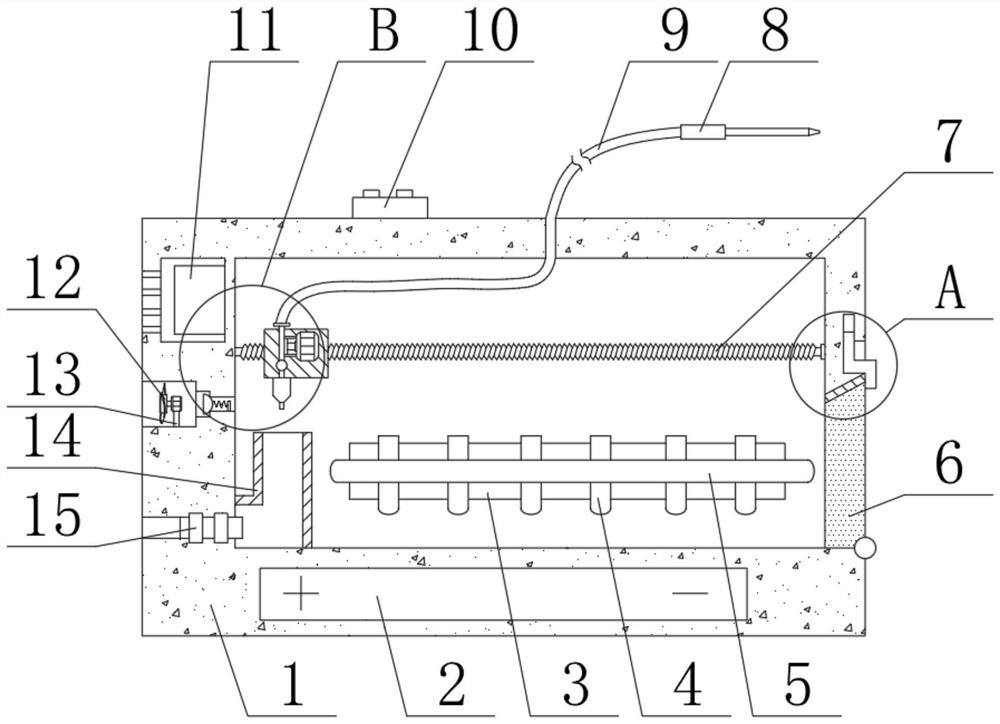 A kind of automatic sampling and storage device for biological laboratory