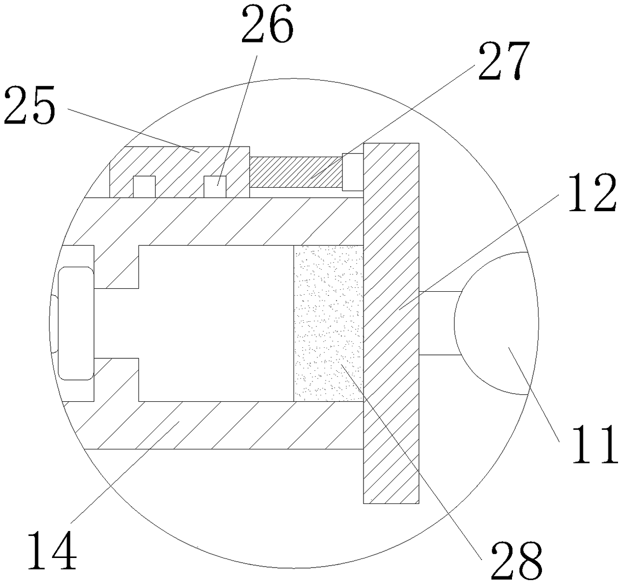 Machined part surface oil coating device