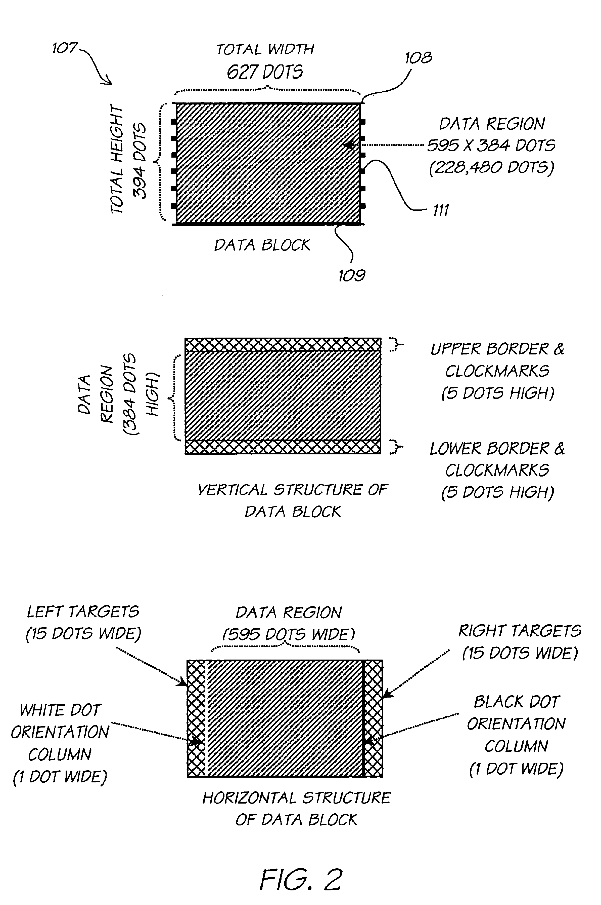 Method and apparatus for fault tolerant data storage on photographs