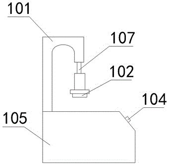 Leakage detection device for two-layer vacuum soft bags