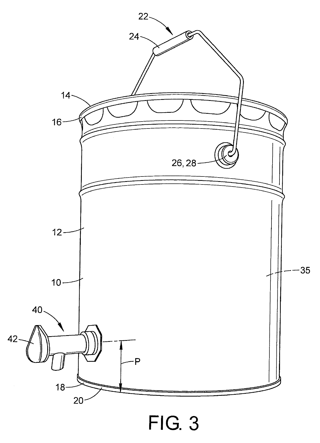 Tap assembly for solvent container