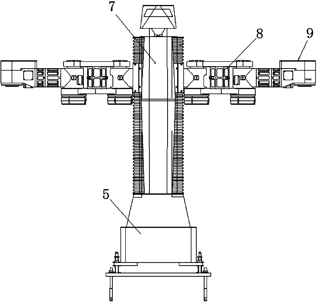 Packaging system based on double-arm robot