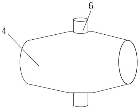 Raw material sand drying device for concrete production