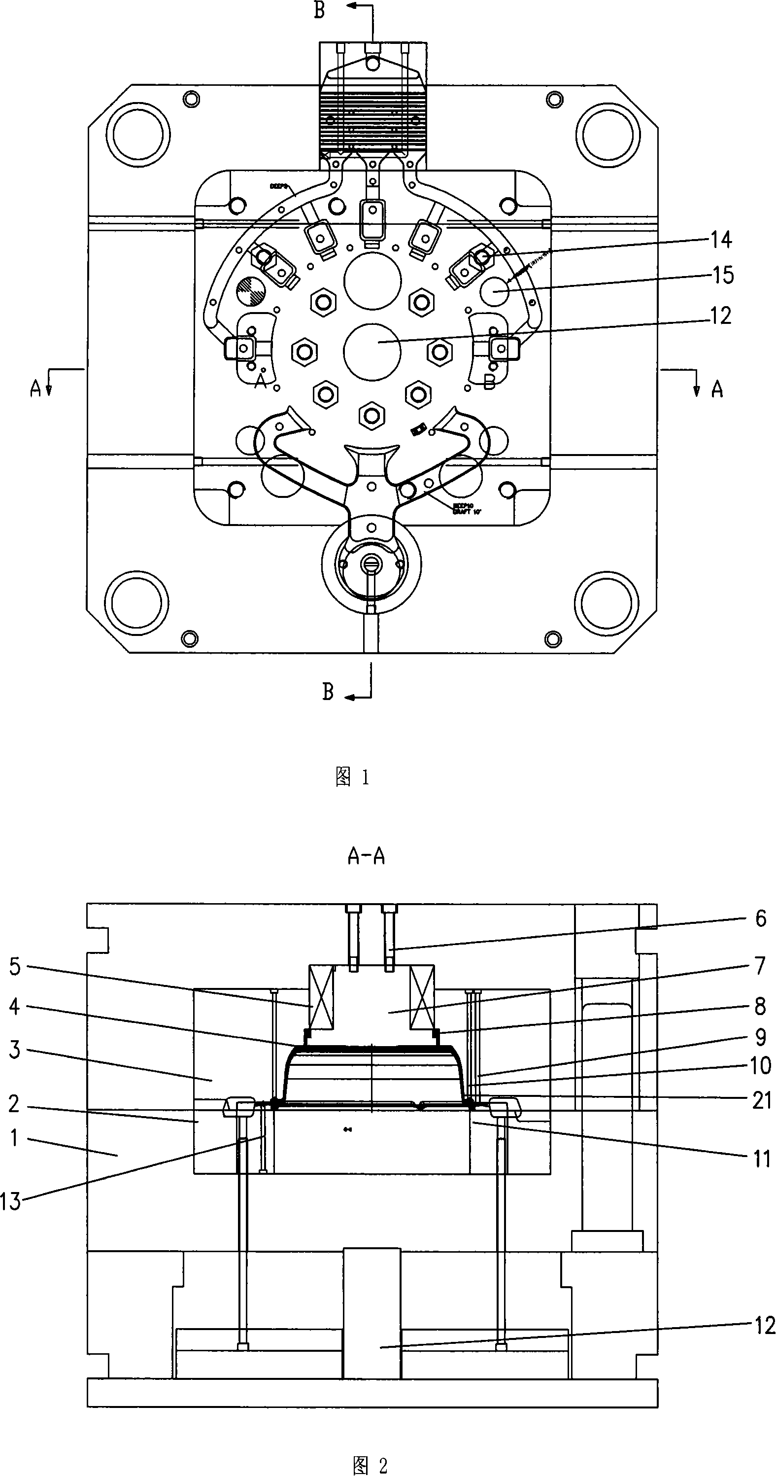 Die-casting mould and preparation method of die-casting product thereof