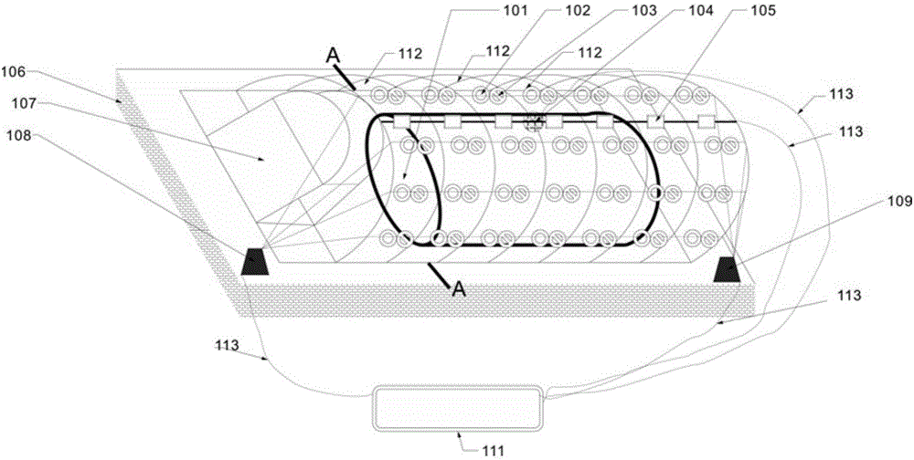 Noncontact gas leakage detection system