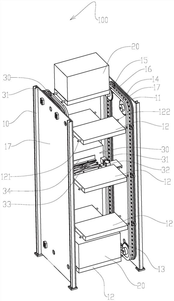 Material conveying device, storage robot and material carrying system