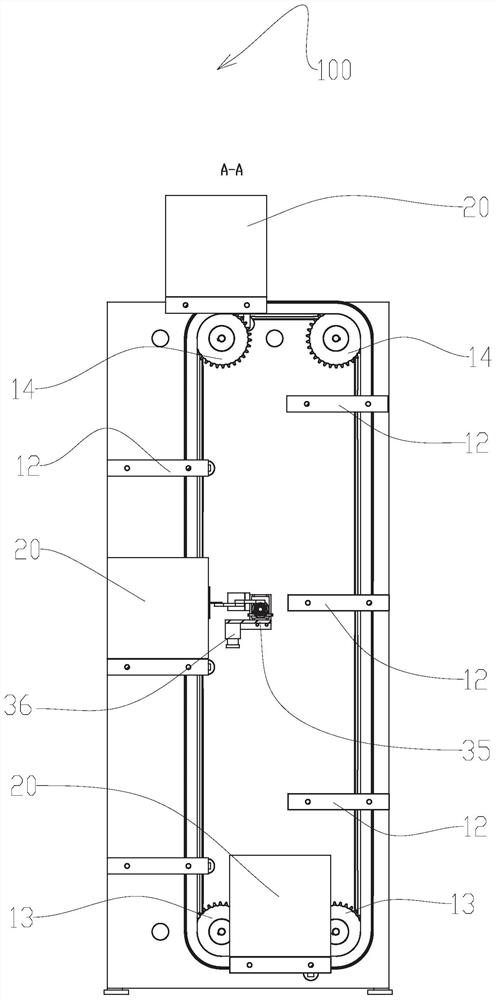 Material conveying device, storage robot and material carrying system