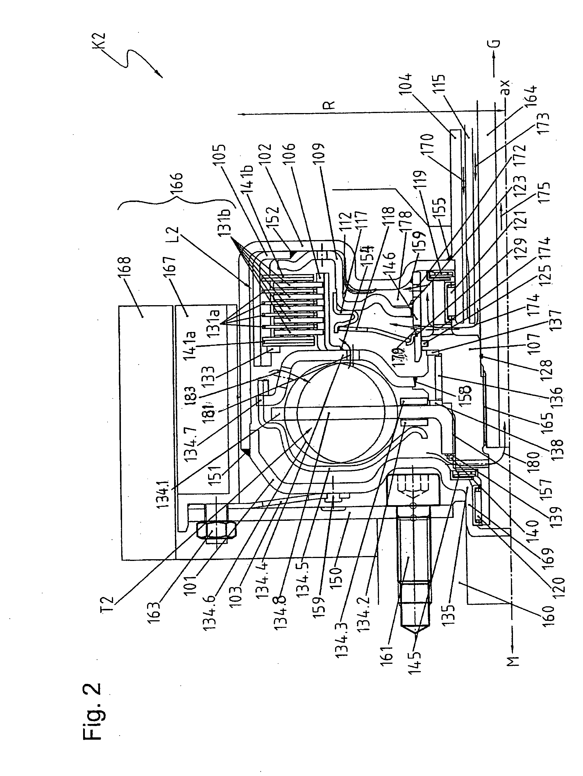 Start-up clutch and torsional-vibration damper assembly