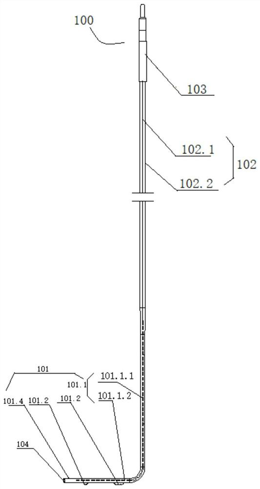 Pace-making lead and implanting device and implanting method thereof