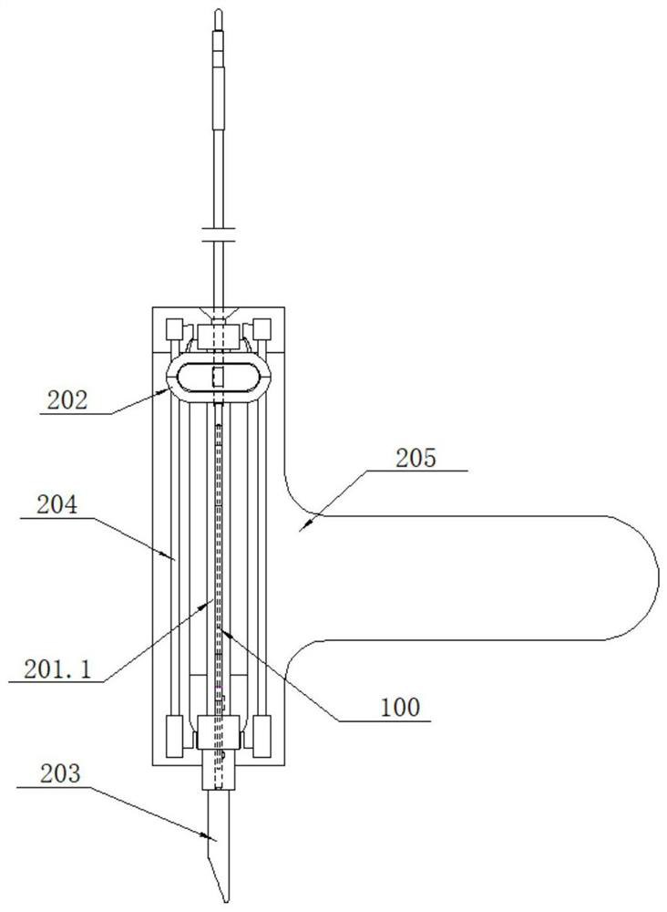 Pace-making lead and implanting device and implanting method thereof