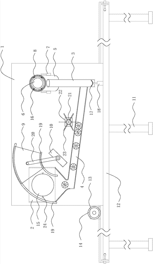 A new basketball passing and catching training device