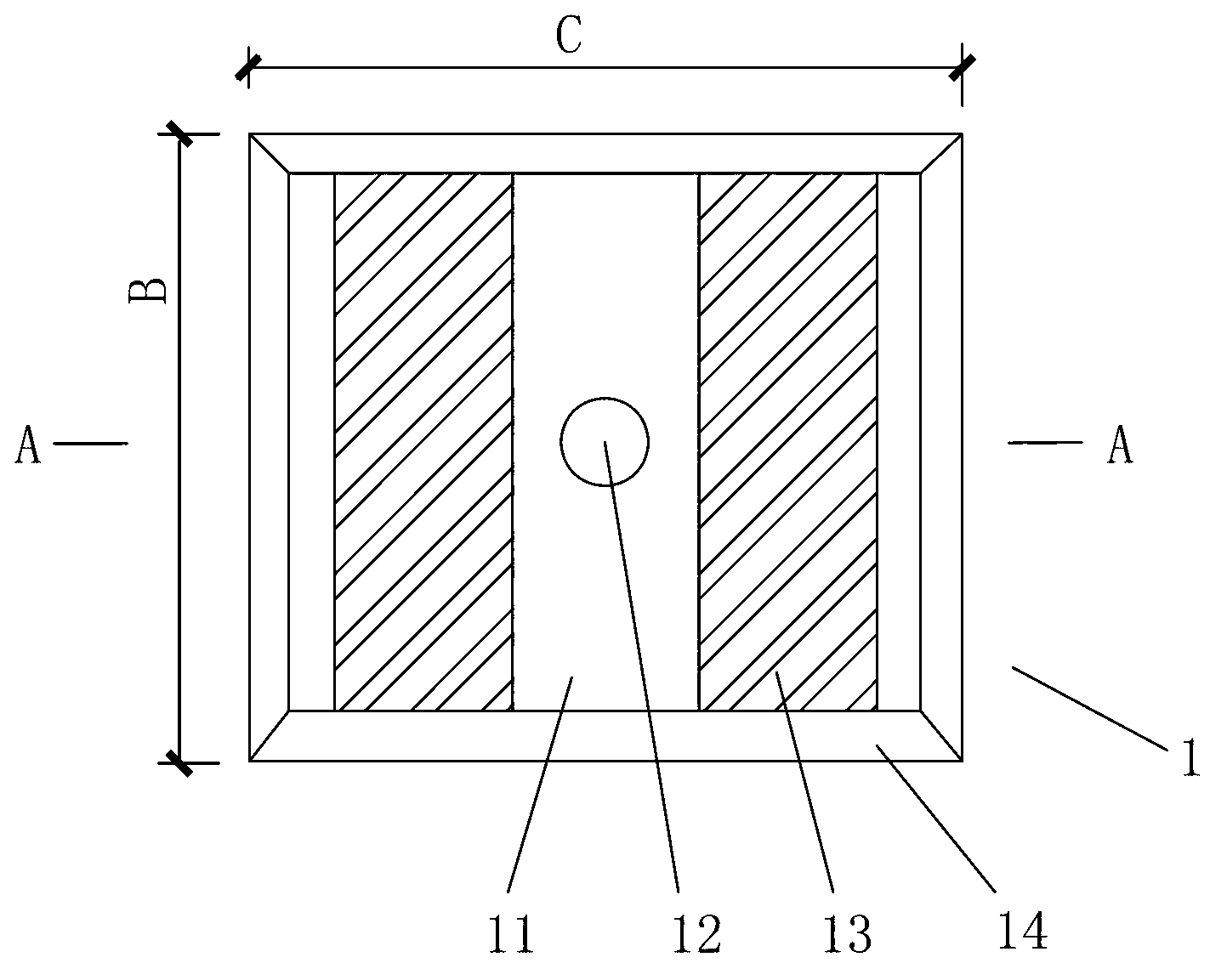 Construction method of XPS block body inner die super-thick long-span floor system