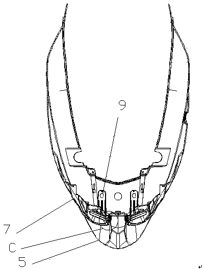 Motorcycle tail lamp assembly and motorcycle with same