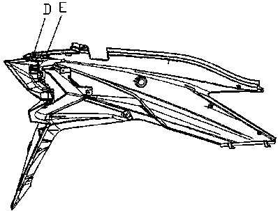 Motorcycle tail lamp assembly and motorcycle with same