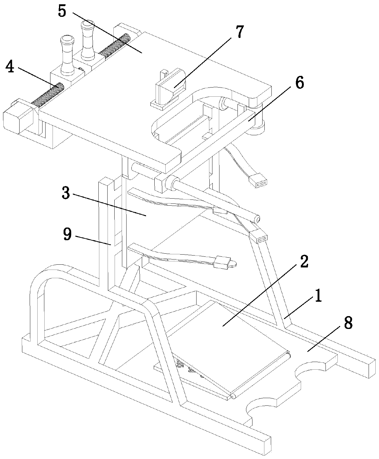 Lower limb standing fixator