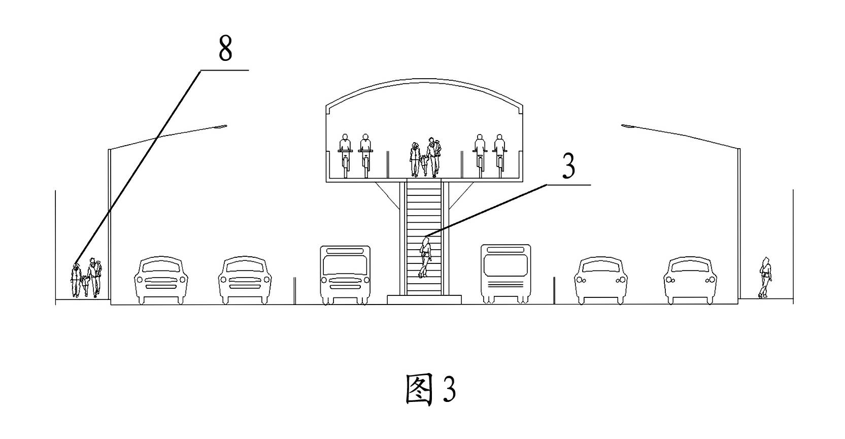 Method for automatically alleviating traffic jams and eliminating difficult trips