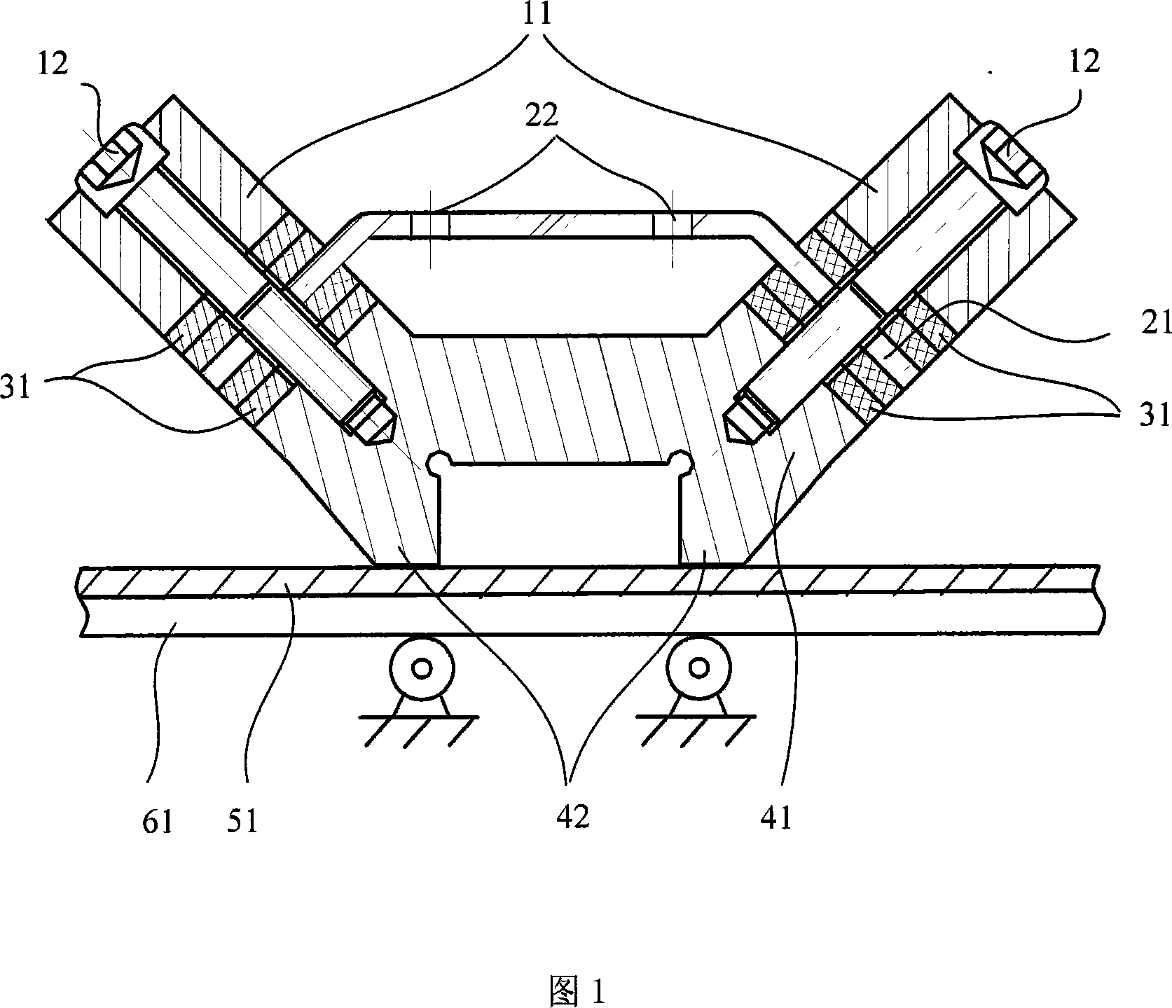 Dual-driving foot longitudinal-vibration mode stacked linear ultrasonic motor and working mode and electric exciting manner