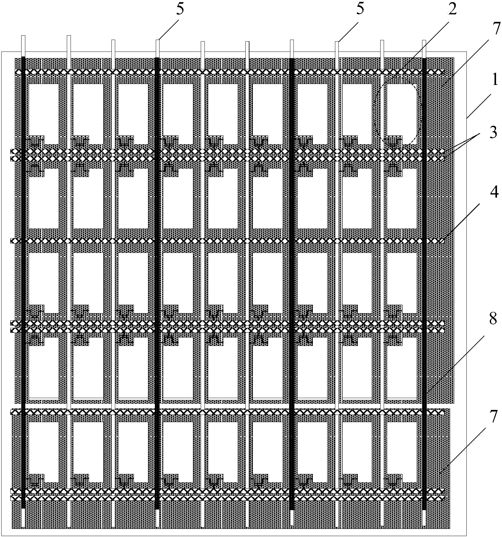 Array substrate, capacitive touch screen and touch display device