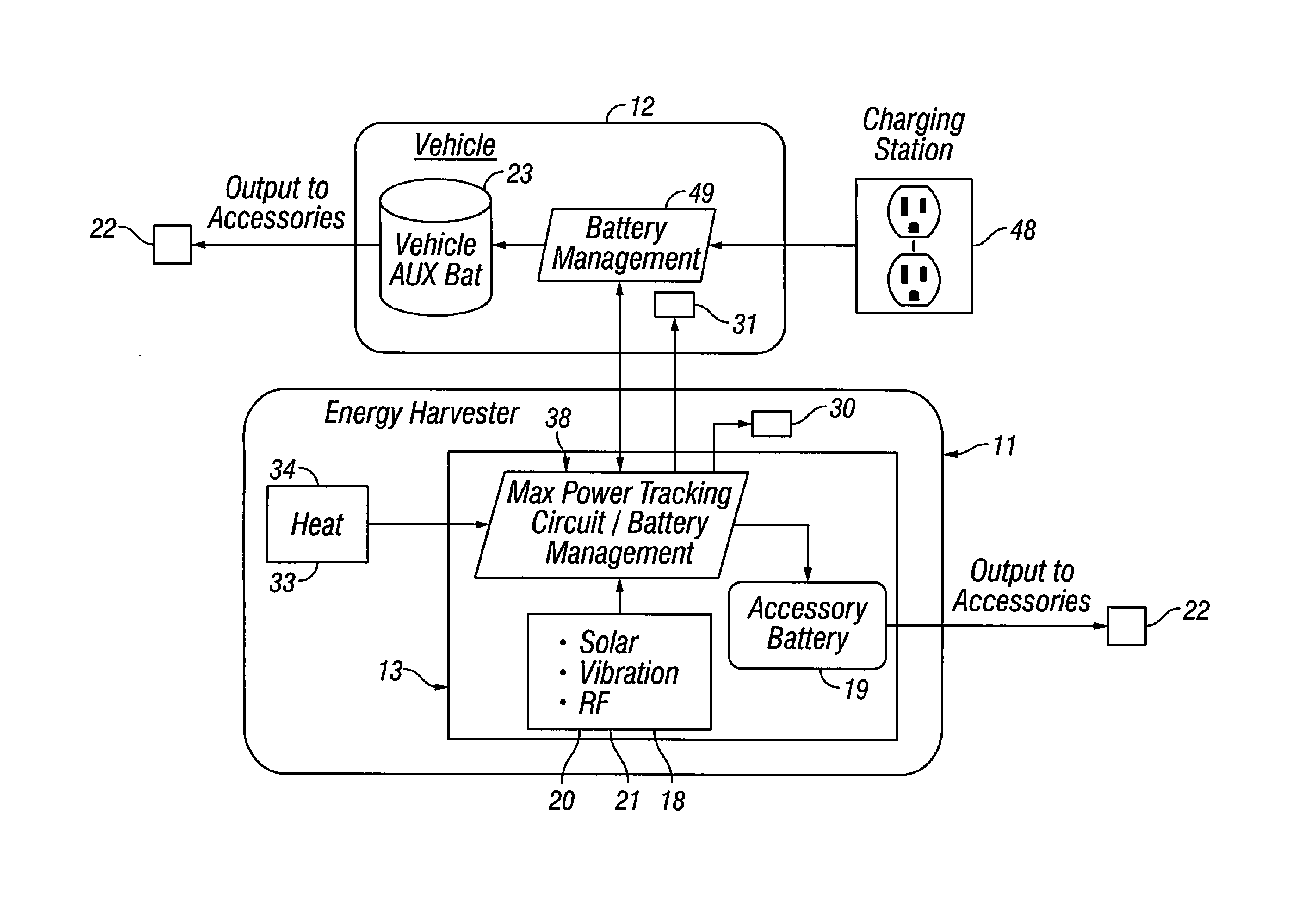 Energy harvesting module