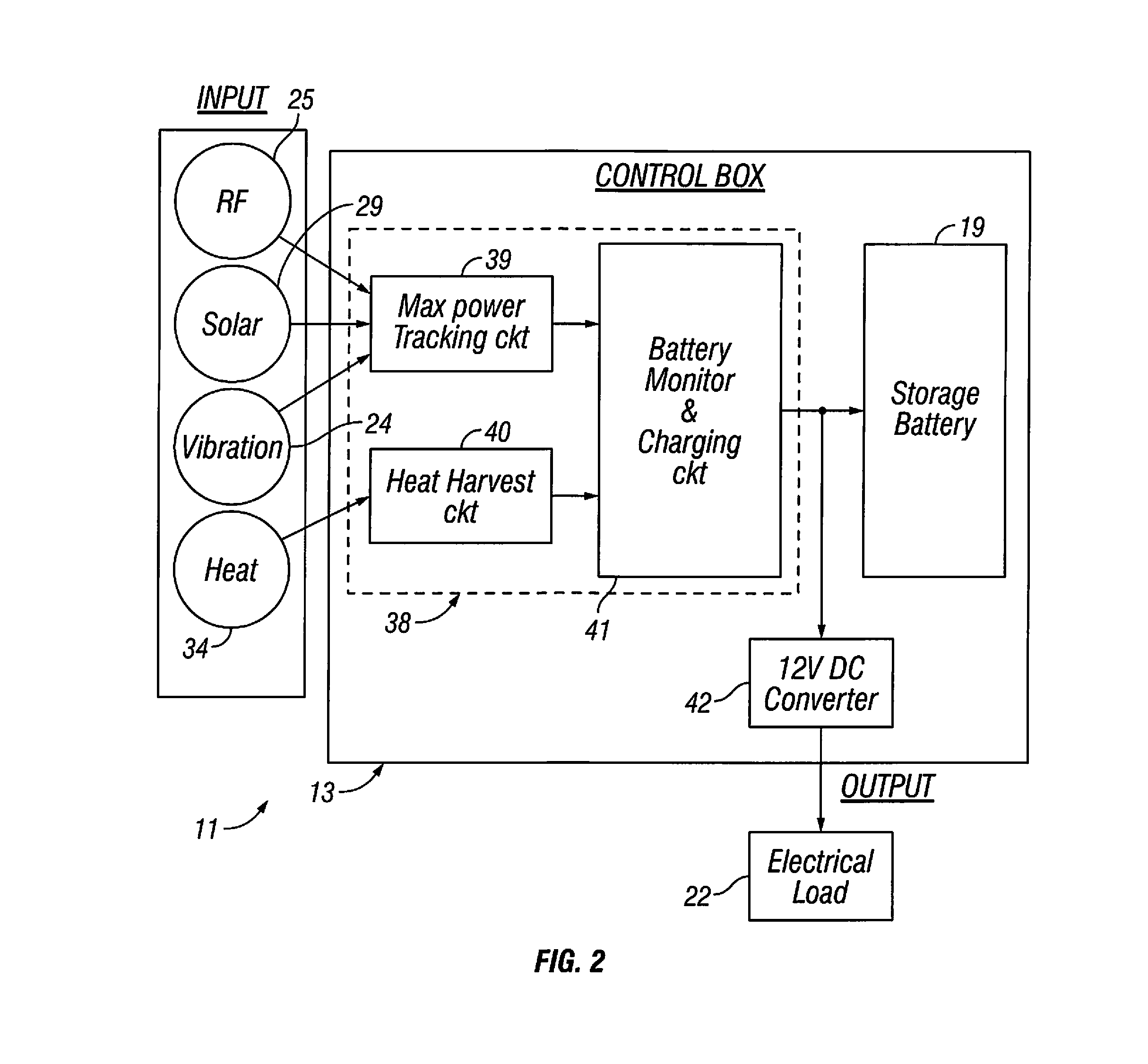 Energy harvesting module