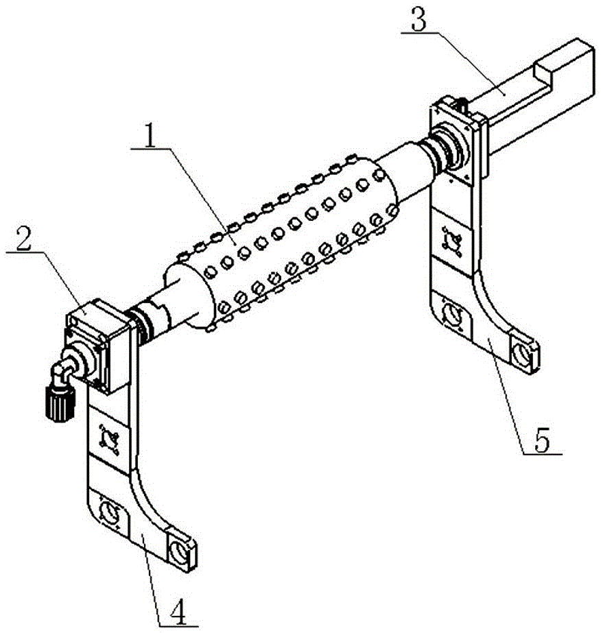 Concentric clamping structure for cleaning brush of chemical mechanical polishing (CMP) post cleaning equipment and using method