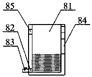 Combined environment-friendly processing pool for industrial waste gas treatment