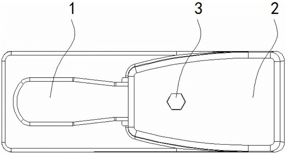 Switching-type control device and pedal