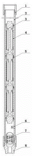 Efficient oil well pump for horizontal well