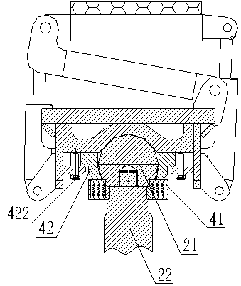 Intelligent self-adaptive advanced hydraulic support frame