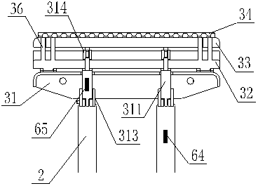 Intelligent self-adaptive advanced hydraulic support frame