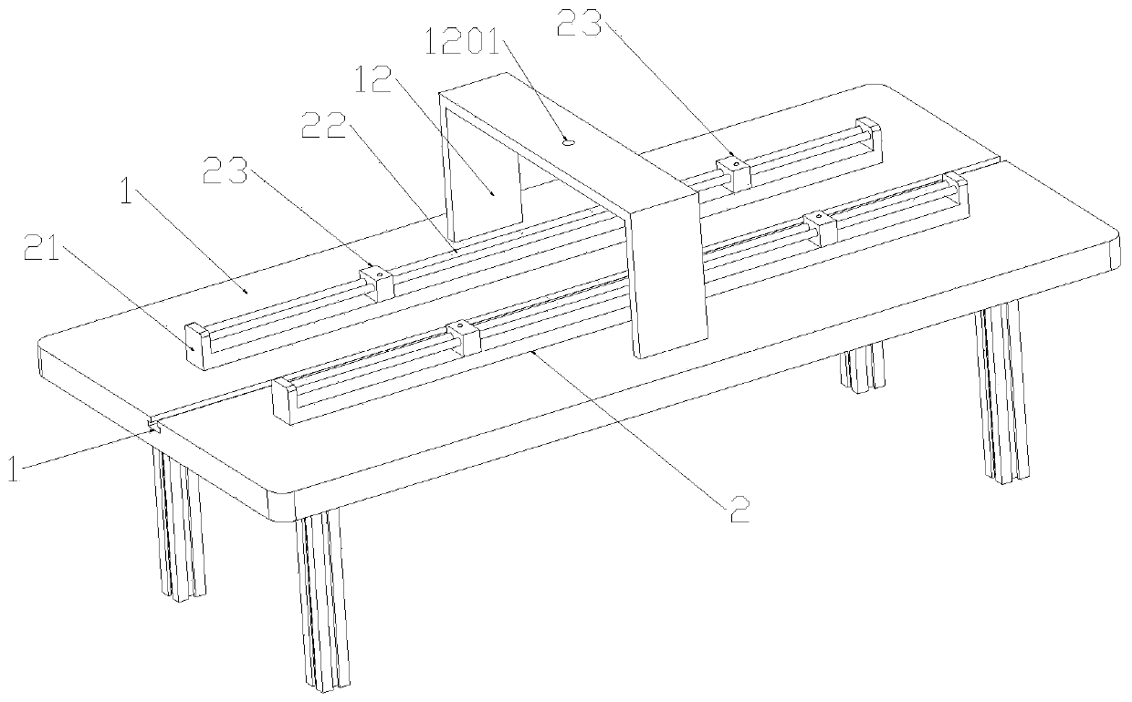 Drawing force testing device for sensors and using method thereof