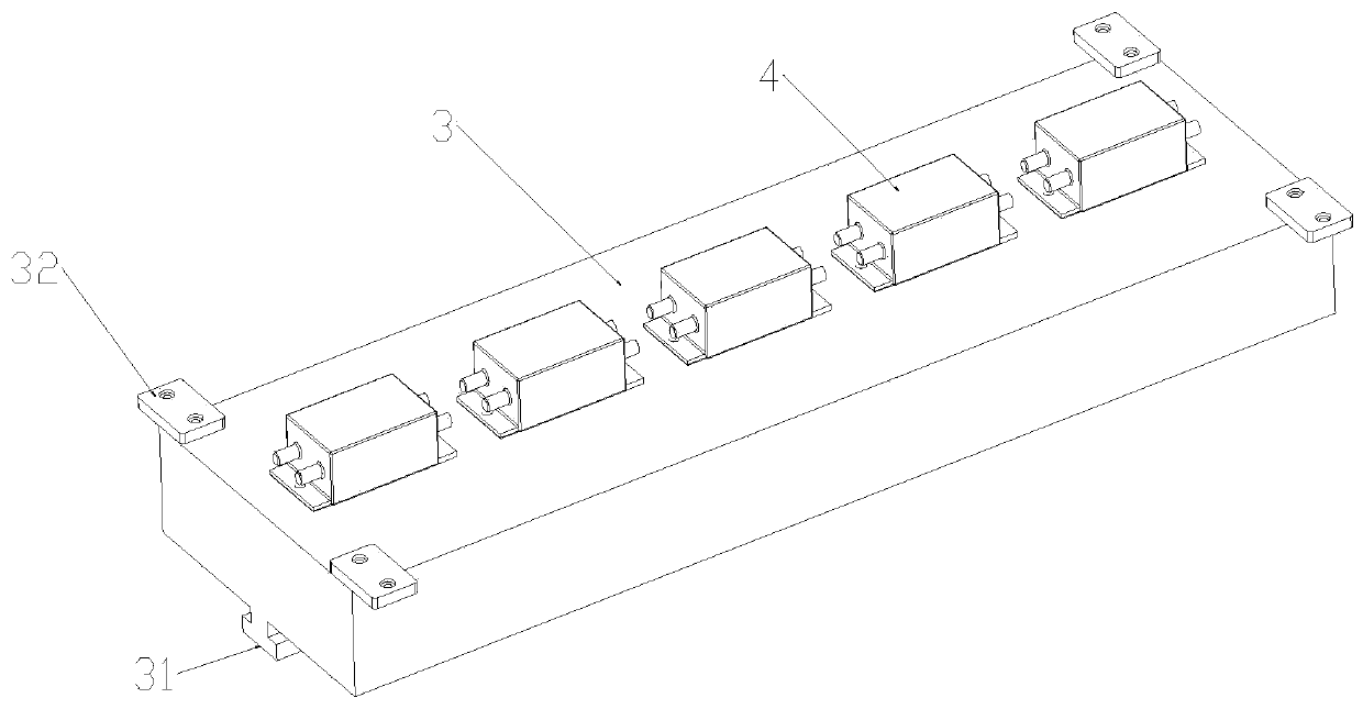 Drawing force testing device for sensors and using method thereof