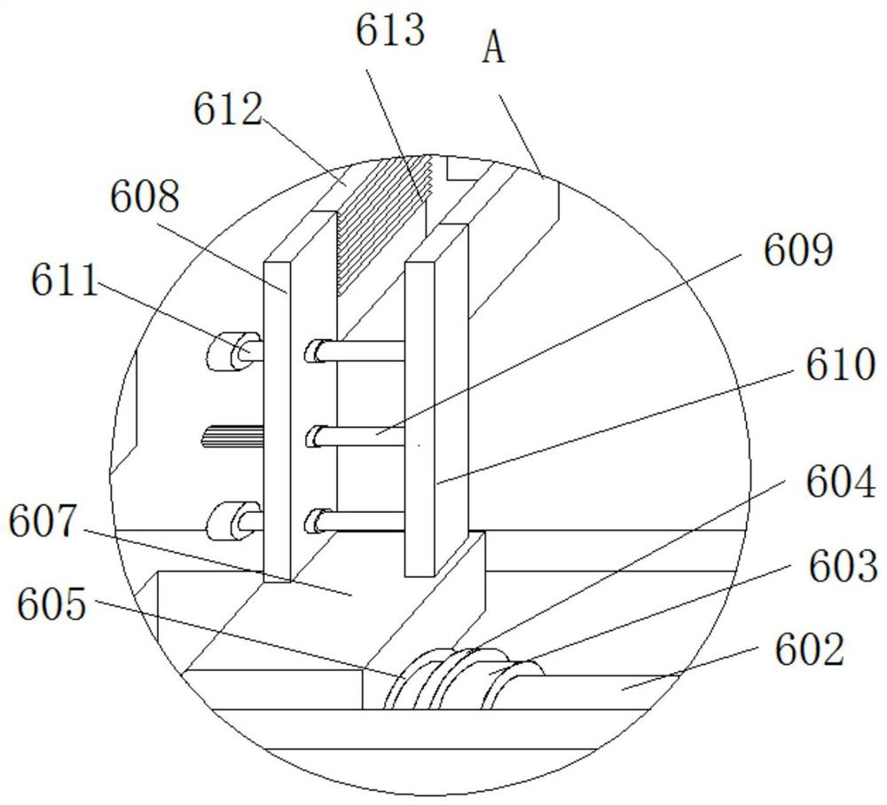 PTFE filter bag cutting device for glass kiln and machining method thereof