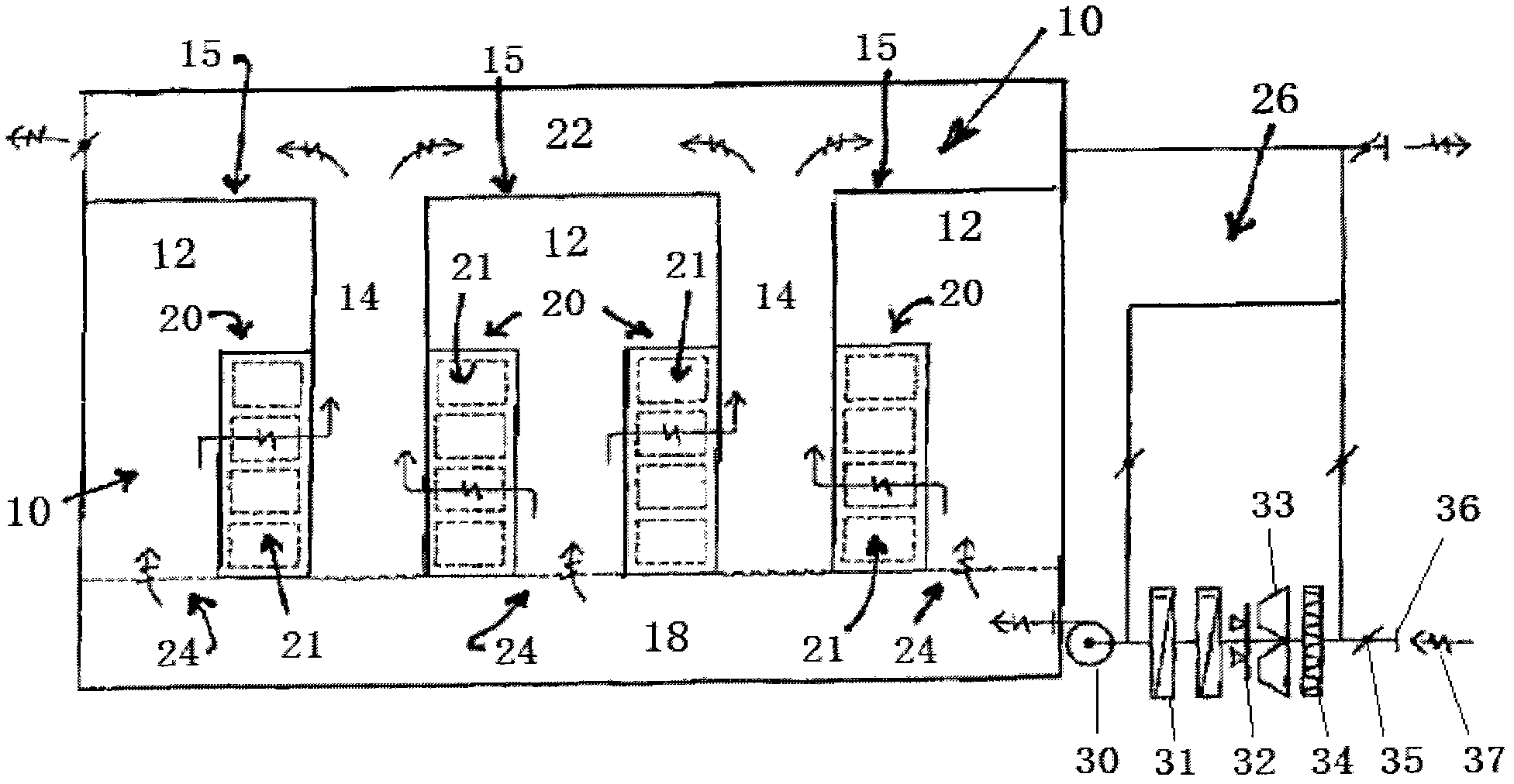 Data center cooling system and method