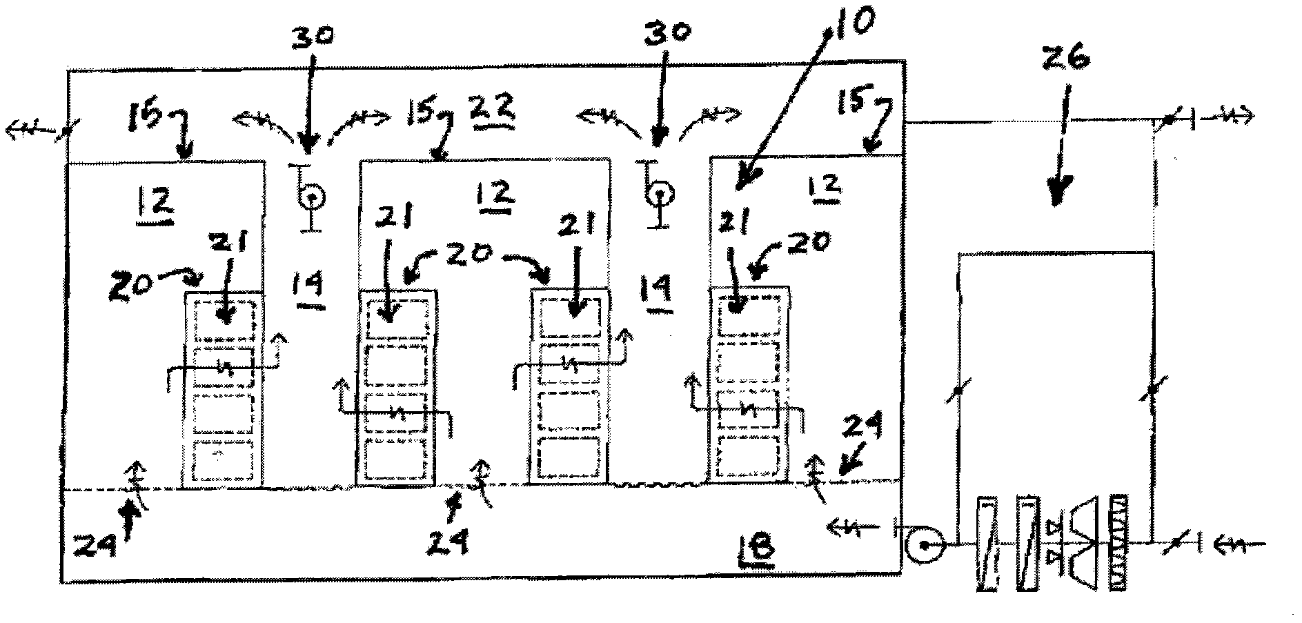 Data center cooling system and method