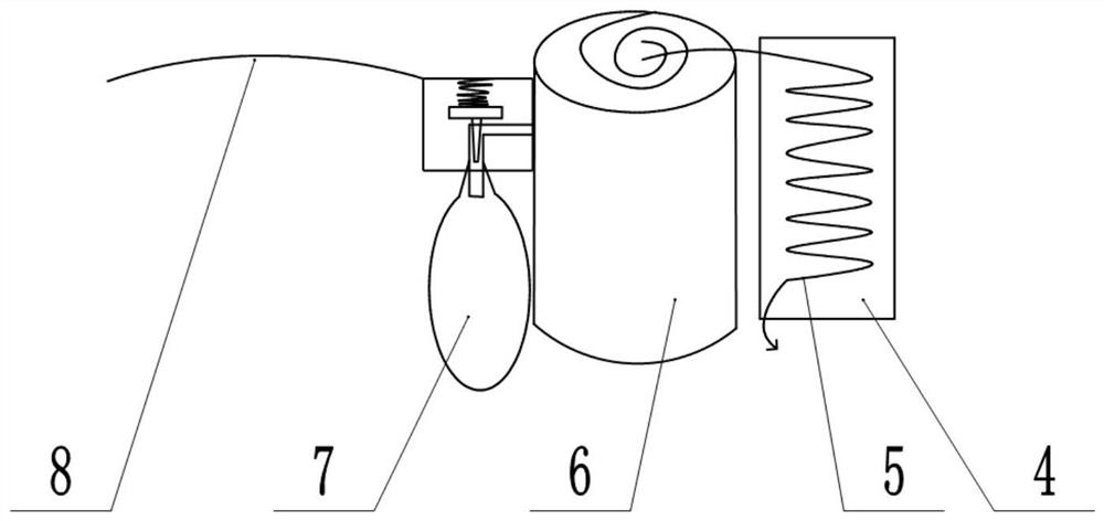 Quick positioning device for accident vehicles falling into water