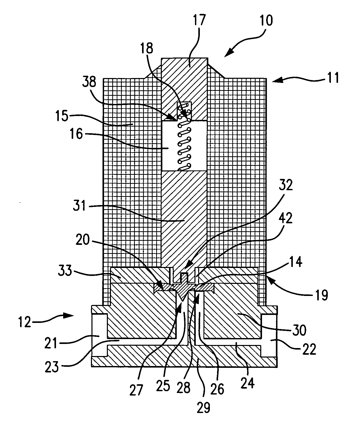 Solenoid-actuated diaphragm valve