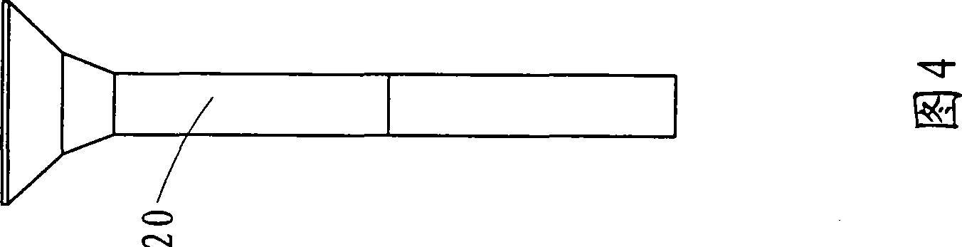 Manufacture method of screws of different material