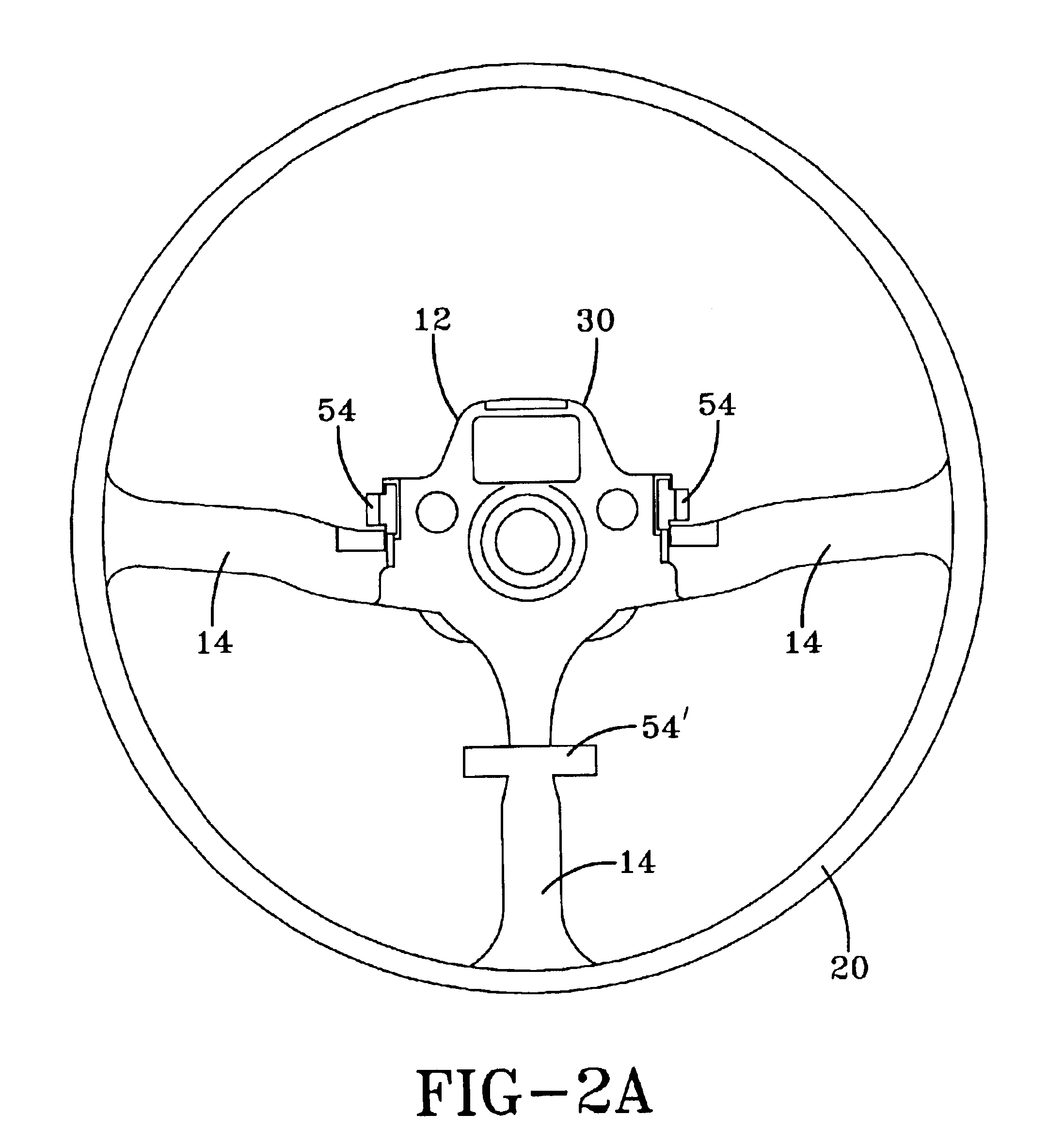 Airbag module attachment arrangement